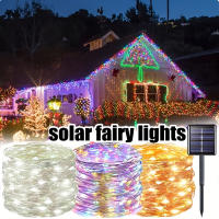 Luces De Cadena Solar LED 50-300 IP67 Impermeables Con Hilo De Cobre Para Jardín Decoración Navideña 8 Modos Luz De Navidad Twinkle - details 0