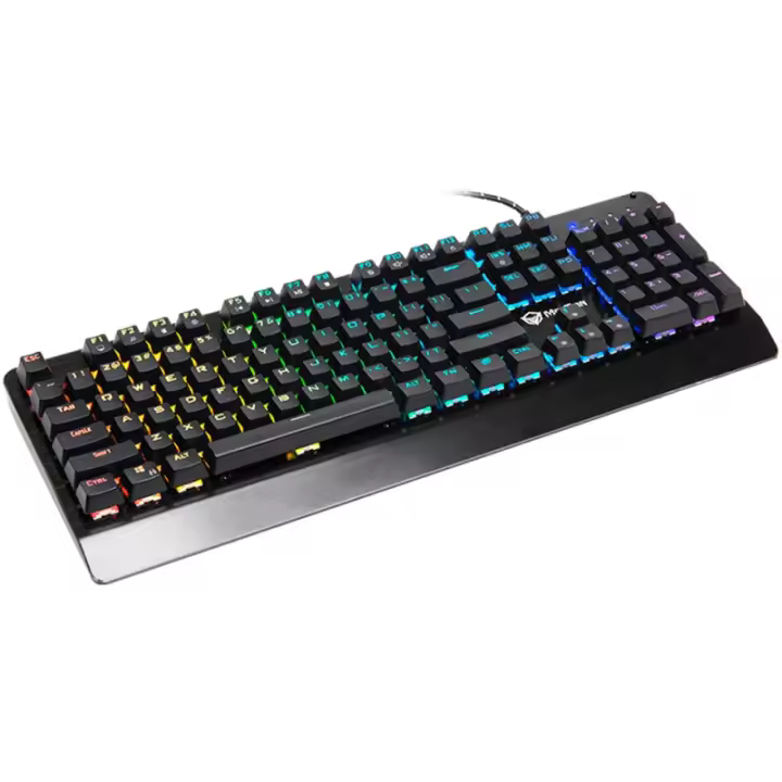 Teclado Mecanico Meetion Mt-mk01 Black  East Moloch Mecanico Rgb Blacklit Gaming - 1