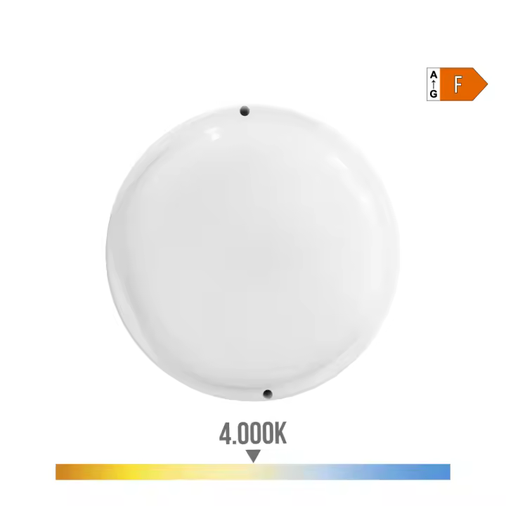 APLIQUE REDONDO LED 18W 1820lm 4000K Ø20,8x4,8cm EDM - 1
