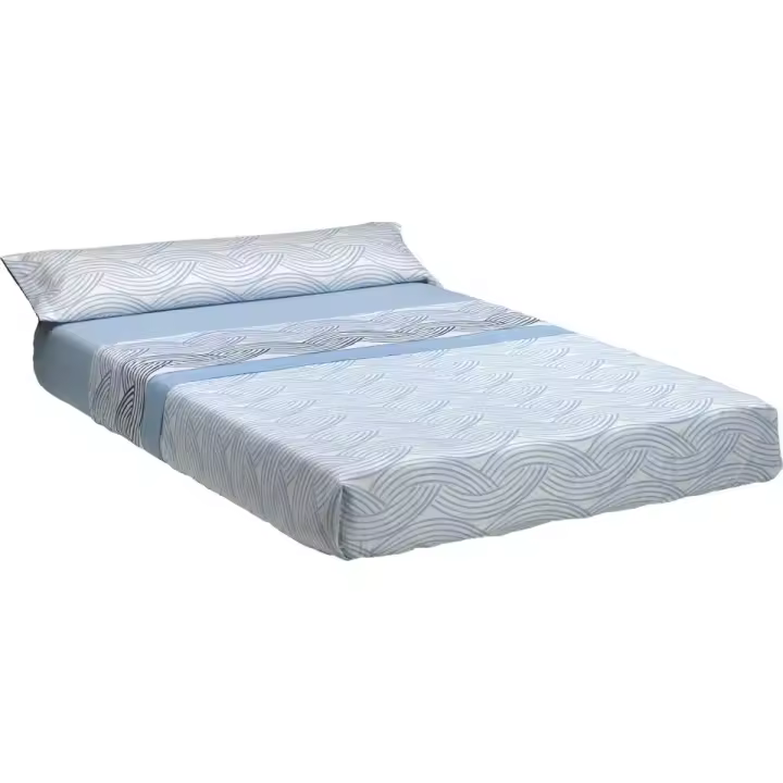 Novotextil - Juego de sábanas de verano de 3 piezas. Tejido microfibra de poliéster. - 1