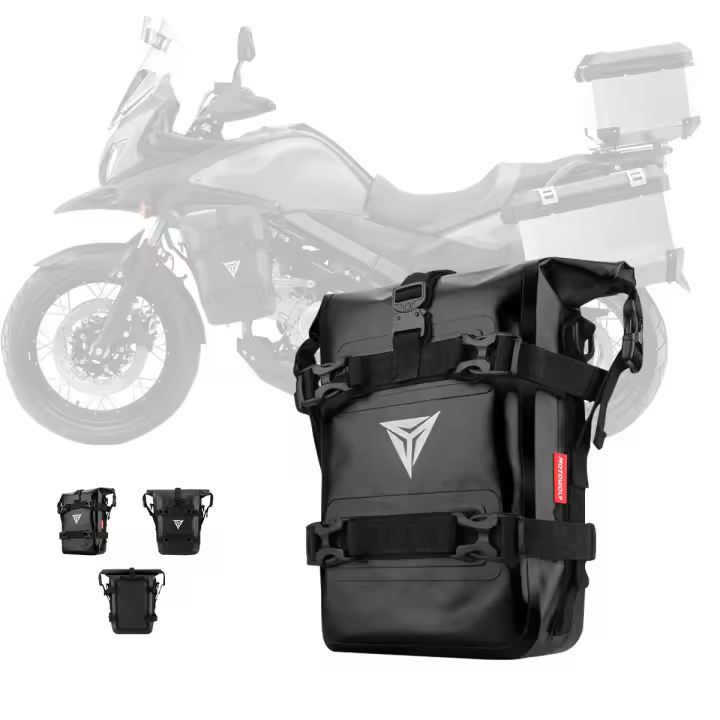 Sistema De Lado De Tanque De Motocicleta Bolsa De Combustible Con Base De MOLLE Vestido Motor Montaje De Base Para Bolsa Frontal - 1