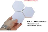 6pcs Luz De Pared LED Hexagonal De Control Táctil Luz De Noche Sensible Al Toque Luz De Celdas De Miel Luces Nocturnas - details 10