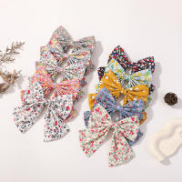 Pinza Para El Cabello De Algodón Con Flores Para Bebés Y Niñas Accesorios De Moda Para El Cabello Estilo Dulce Y Tierno - details 3