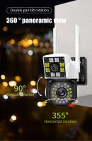Cámara IP Neye 4K/8MP WiFi Dual Lente Pantalla Exterior Y Interior Seguridad CCTV Para Hogar Y Jardín Resistente Al Agua - details 6