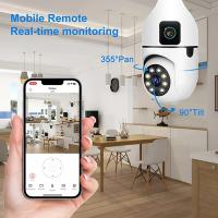 Cámara De Vigilancia IP WIFI Dual Lente 4MP Con Iluminación Nocturna Y Audio Bidireccional Vigilancia Interior 1080P 360°*360° - details 4
