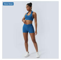 Sudadera De Yoga Para Mujer Con Pecho Y Almohadillas Deporte Top De Cuello Descubierto Para Correr Sin Espalda Material De Poliamida Y Elástico - details 4