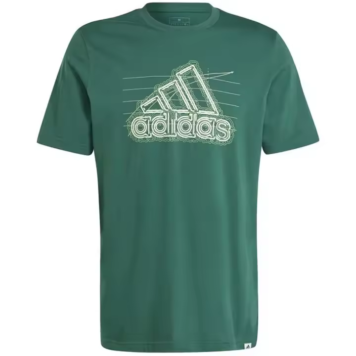 Camiseta de Manga Corta Adidas  para hombre en color verde - 1