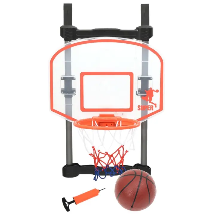 vidaXL Juego de baloncesto infantil para puerta ajustable - 1
