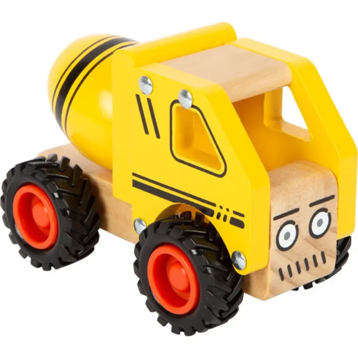 Small Foot Juguete de Construcción de Madera con Ruedas Robustas para Niños - 1