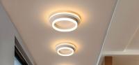 Modern LED Chandelier Iluminación Interior Para Pasillo Sala De Estar Luz De Techo De Acrílico Montaje En Superficie Luz Dimmable Decoración De Hogar - details 0