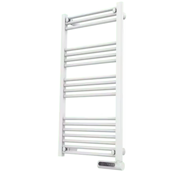 Toallero Eléctrico Bajo Consumo Radiador  Ready Warm 9200 Smart Towel White de fluido con 750 W, pantalla LED, control táctil, programador semanal, 3 modos, temperatura seleccionable, y máxima seguridad con IP24. - 1
