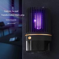 Lámpara Repelente De Mosquitos Eléctrica Portátil Y Silenciosa Recargable Para Exterior Eliminador De Insectos Sin Choque - details 1