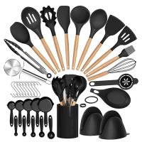 Set De Utensilios De Cocina Ecológicos De Silicona 36pcs Con Soporte Para Cocinar Resistente Al Calor Para Hornear Y Cocinar - details 9