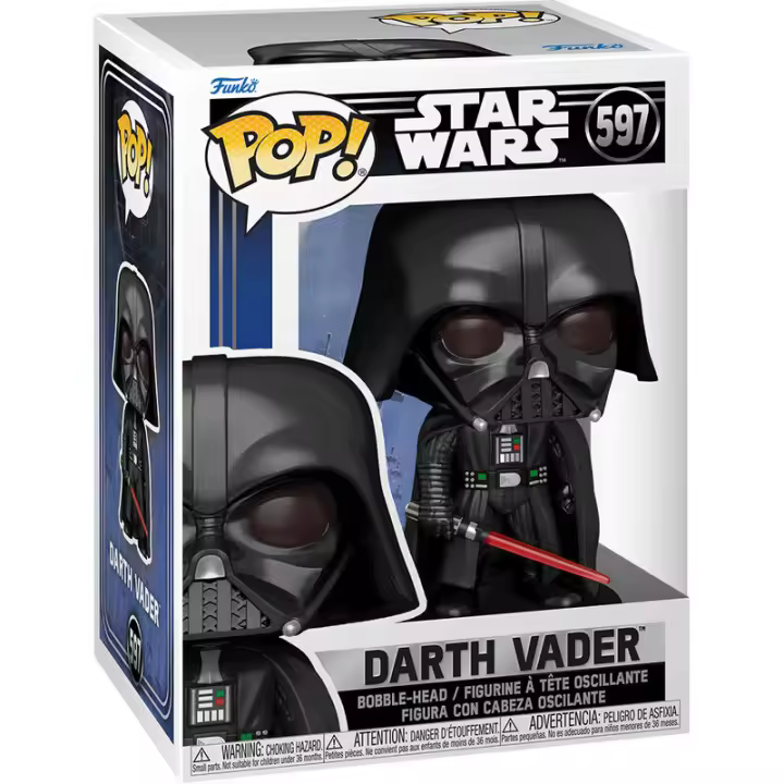 Figura Pop Star Wars Darth Vader-Figura de Vinilo Coleccionable - Idea de Regalo- Mercancia Oficial - Juguetes para Niños y Adultos - Movies Fans - Muñeco para Coleccionistas y Exposición - 1