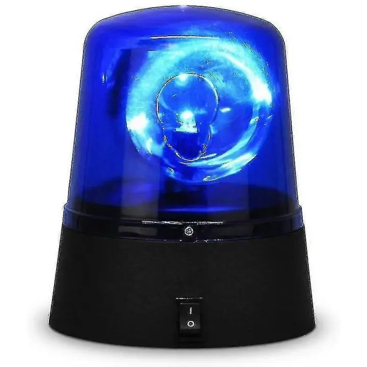 Faro LED azul giratorio para coche de policía, ideal para discotecas, fiestas, DJ, rave, sirena estroboscópica, el mejor regalo. - 1