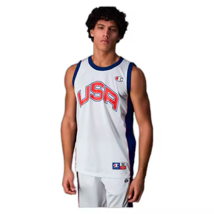 Camiseta de Baloncesto Champion  para hombre en color blanco - 1