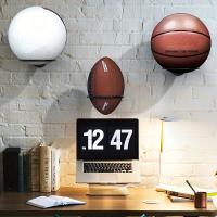 Estante De Exposición Para Baloncesto Voleibol Fútbol Soporte De Pared Para Deportes Almacenamiento Organizador De Bolas - details 2