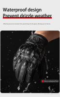Guantes De Motocicleta De Cuero Ganso Para Hombres Y Mujeres Retro a Prueba De Agua Para Primavera Verano Motocross Carreras En La Calle - details 4