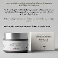 Pack Cuidado Natural para Piel Grasa y Mixta Noresenza - Kit facial para piel grasa con Hidrolato Rosa de Damasco, Hidrolato de Romero , Crema retinol+VitC y Crema Bio Noche - details 1