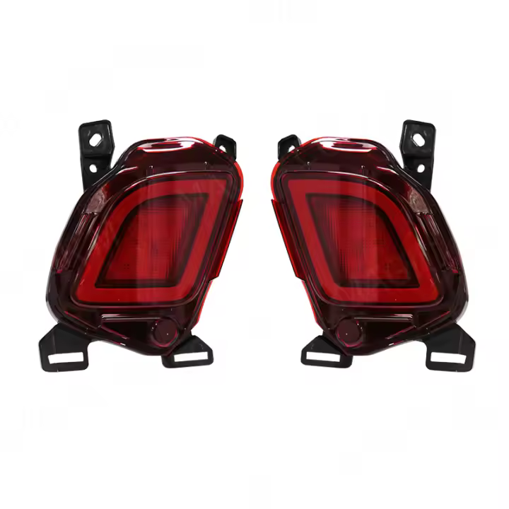 Luces De Reflejador Trasero Para Toyota Highlander 2015-2018 Lámpara De Foco LED Freno Señal De Giro Accesorios De Coche 12V ABS LED Rojo Alta Luminosidad Longa Vida - 1