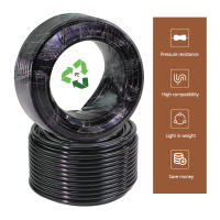 Tubo De Riego PE Negro Para Jardín 1/4" 3/8" Diametro Exterior 6mm-12mm Tubo De Agua Para Sistema De Rociador Y Juntas - details 1