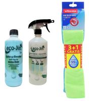 ECOJIN ORIGINAL DE LABONCLER A ELEGIR + DIFUSOR + PACK DE BAYETAS DE MICROFIBRA VILEDA 4 UNIDADES. - details 9