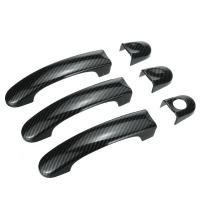Set De 6 Cubiertas De Manija De Puerta En Fibra De Carbono Para VW Transporter T5 T6 Caddy 2003-2015 Accesorios Exteriores - details 2