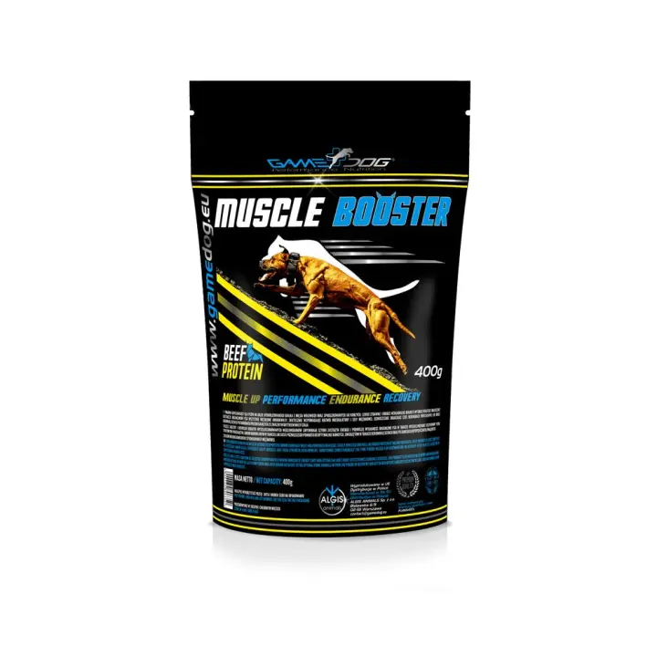 GAME DOG Muscle Booster 400gr: Suplemento Proteína Grasa para Perros Deportistas - 1