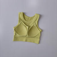 Bra De Deporte Para Mujer De Alta Resistencia Con Estilo De Top De Hombros Huecos Para Gimnasio Yoga Fitness Shockproof - details 2