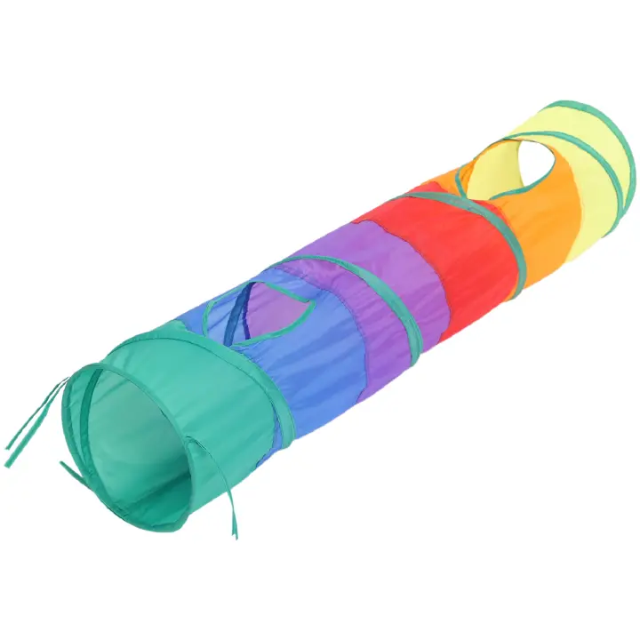 Juguete de Mascota para Gatos Túnel Colapsible para Juego Interior y Exterior Muñeca para Gatitos Puzzle para Entrenamiento y Correr con Bola de Dos Agujeros Fabricado en China - 1