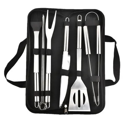 Juego De Herramientas De Barbacoa Y Horno De Acero Inoxidable With Bolsa De Almacenamiento Portátil Para Use Al Aire Libre Fácil De Limpieza - 1