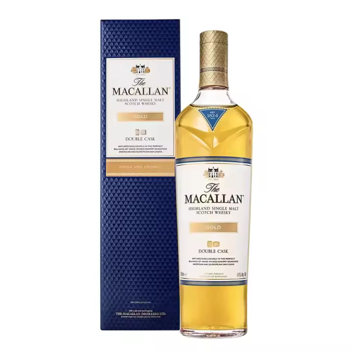 Whisky The Macallan Gold Double Cask - Botella 70 CL - Highland Single Malt Scotch - 40% - 1