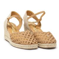 Alpargatas de mujer D'ANGELA DXF26153 VALENCIANA YUTE TRENZADO CAMEL 32647 24V - details 0