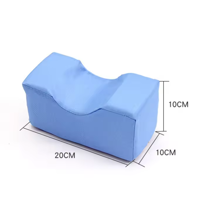 Almohada De Apoyo Para Tornillo De Tamaño Libre Y Color Azul Con Cubierta De Esponja Para Posición En La Cama Confortable - 1