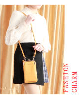 Bolso Bandolera Pequeño De Moda Para Mujer En Cuero Mate Mini Bolso De Hombro Mensajero Clutch Bolsa Para Teléfono Y Monedero Estilo Clásico - details 7