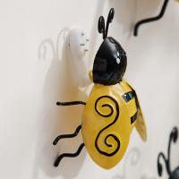 Adorno De Jardín En Forma De Abeja Bonita Decoración De Hierro Fundido Para Casa De Juguete Y Exterior Regalo Creativo - details 9
