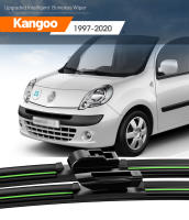 2pcs LimpiaParabrisas Delantero Para Renault Kangoo 1 2 1997-2020 Plegables En Rama De Búho De Goma Natural Accesorios De Ventana - details 0