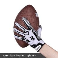 Guantes De Fútbol Profesionales Para Adultos Transpirables Antideslizantes De Béisbol Y Fútbol Americano Guantes De Mano Completo Con Palmas Ajustables Para Jóvenes - details 7