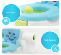 Orinal portátil de dibujos animados para bebé, asiento de inodoro para niños, orinal de entrenamiento para niñas y niños, WC - details 9