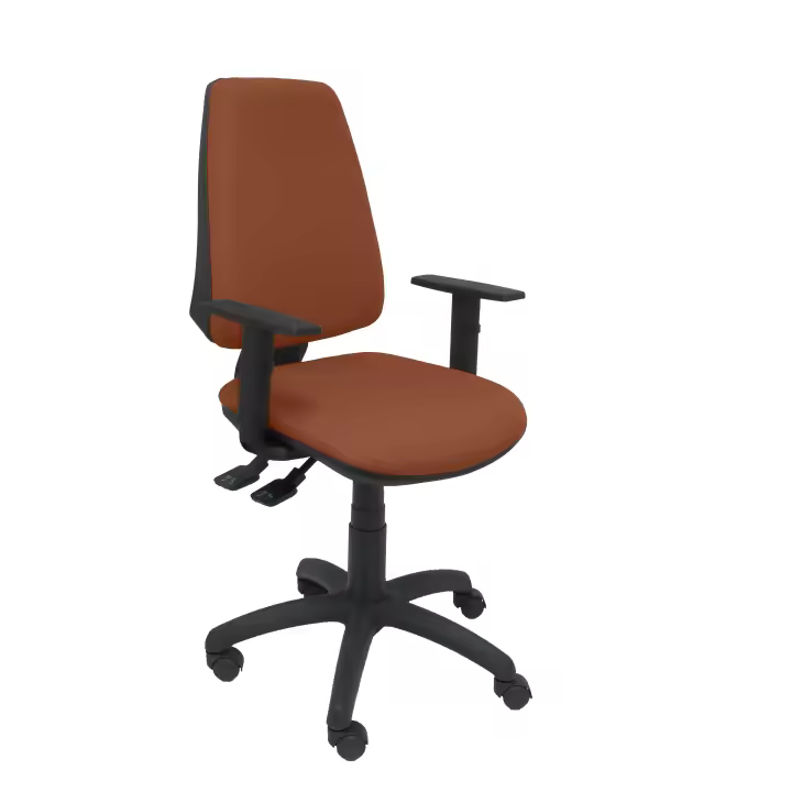 Piqueras Y Crespo Silla de Oficina Ergonómica con Brazos Regulables y BALI Marrón - 1