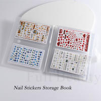 Libro De Almacenamiento Para Uñas Con 80 Ranuras Organizador De Decales Y Fotos Herramienta De Manicura Display Show Shelf - details 8