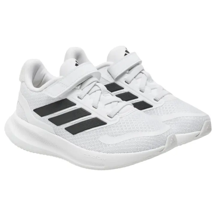 Zapatillas Adidas Runfalcon 5 El C Blanco Negro Ie8579 Running Niño - 1