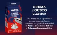 Lavazza, Crema e Gusto Classico, Café Molido Natural, 5 Paquetes de 250 g, Ideal para Cafetera Italiana, de Filtro y Francesa, con Notas Aromáticas de Especias, Arábica y Robusta, Intensidad 7, Tueste Oscuro - details 1