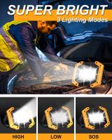 Luz LED DE TRABAJO DE 30W, Reflector COB portátil recargable, Frtia superbrillante de 2000LM, Luz de seguridad para Exterior, USB, Resistente al Agua - details 0