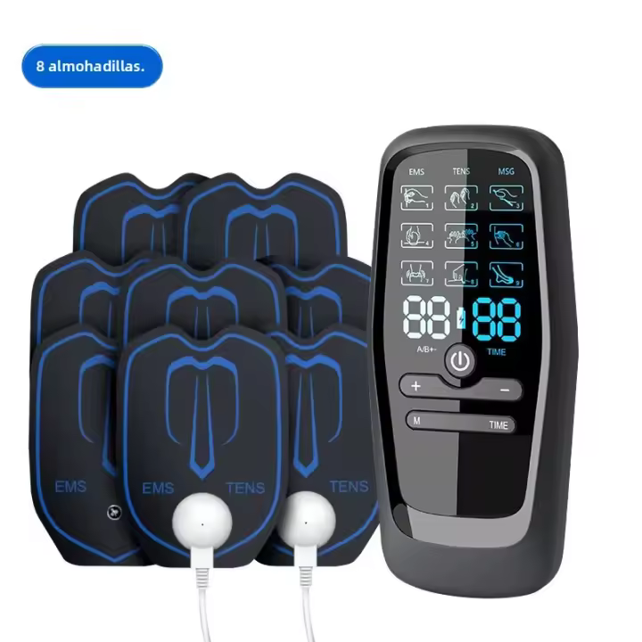 Estimulador Muscular EMS Unidad Tens De Frecuencia Baja Con Masaje Relajante Corporal Terapia Física Alivio Del Dolor Digital - 1