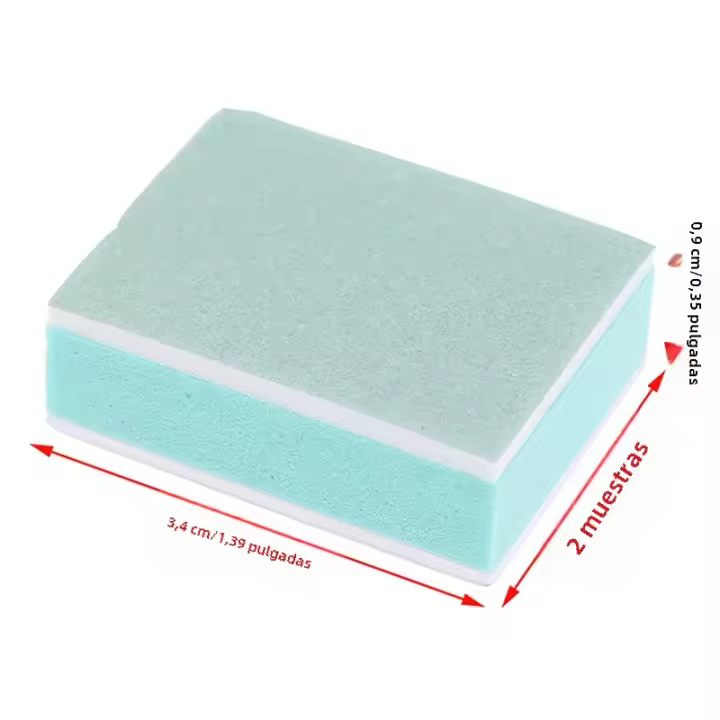 50Pcs Bloque De Lijado Para Uñas Mini 600/4000 Grit Art Sanding Polísis Uv Gel Brillante Archivo DIY Con Opp Sets - 1
