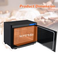 23L Calentador de toallas caliente UV con cámara de aluminio, calentador de toallas de baño con calentamiento rápido para Spa Facial, salón de belleza y cabello, Uso enchufable,Gabinete de desinfección de toallas ultravioleta - details 1