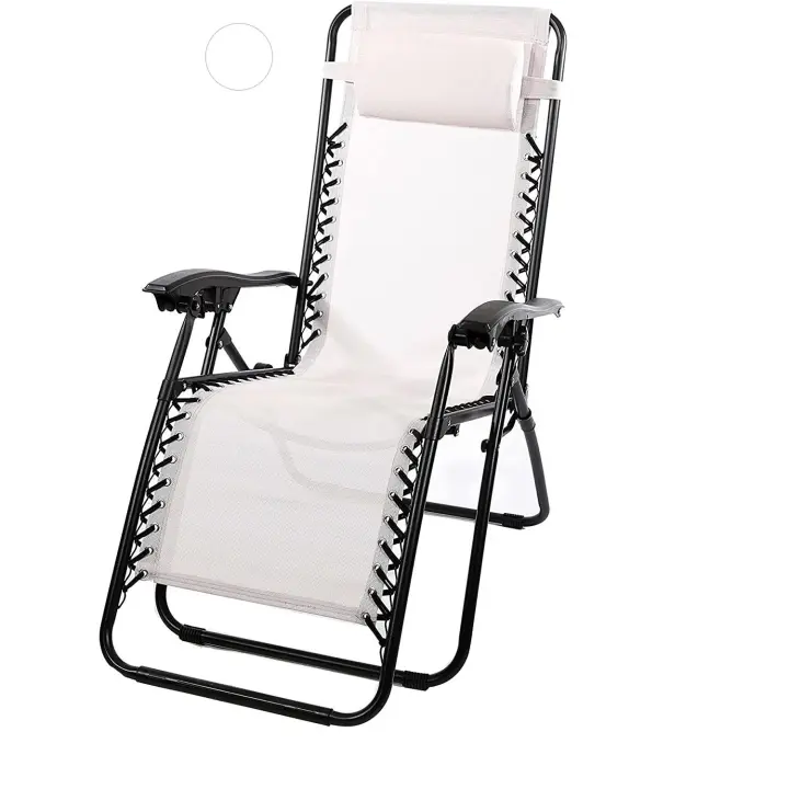 GREATOOL Silla Tumbona con Reposabrazos Plegable, 90x65x114cm, Tumbona Plegable Multiposiciones Jardin/Terraza,  Ideal para Playa, Jardín, Terraza - 1