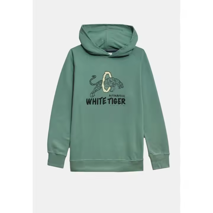 Altonadock Sudadera tiger verde cómoda urbana moderna hombre - 1