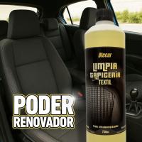 Blecar - Limpia Tapicerías Coche Textil - Limpia Alfombrillas, Techos y Asientos -Limpiador interior de coche - Elimina Manchas Difíciles - Limpiador Profesional para Piel Sintética y Tejidos Delicados - Limpiador de Tapicerías de Coche - 750 ml - details 1